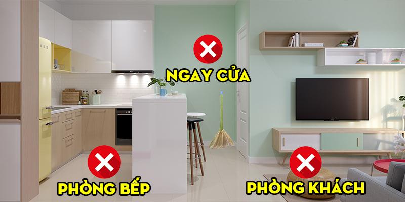 5 vị trí tuyệt đối cấm đặt chổi quét nhà sẽ khiến thất tán tài lộc và giảm sút sức khoẻ